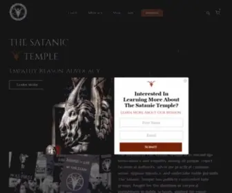 Shopsatan.com(The Satanic Temple) Screenshot