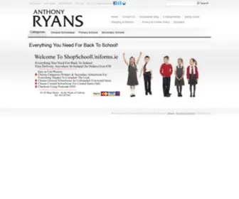 Shopschooluniforms.ie(Anthony Ryans School Uniforms) Screenshot