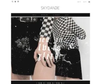 Shopskydance.eu(Alternative & Grunge Sustainable Fashion Store) Screenshot