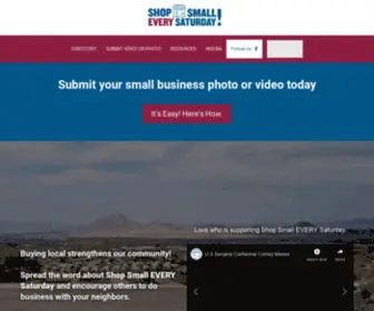 Shopsmalleverysaturday.com(Support Local Businesses) Screenshot