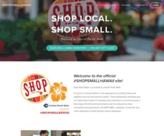 Shopsmallhawaii.com(#ShopSmallHawaii) Screenshot