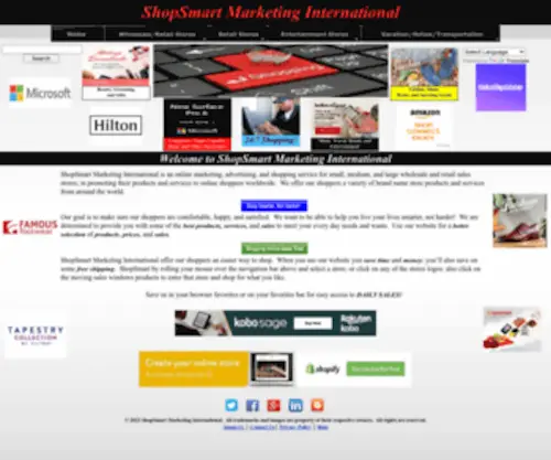 Shopsmartmarketingint.com(ShopSmart Marketing International) Screenshot