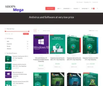 Shopsmega.com(Products Archive) Screenshot