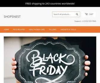 Shopsnest.com(Crie um site de e) Screenshot