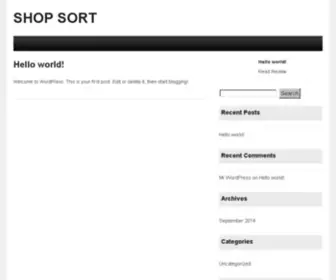 Shopsort.com(This premium domain name) Screenshot