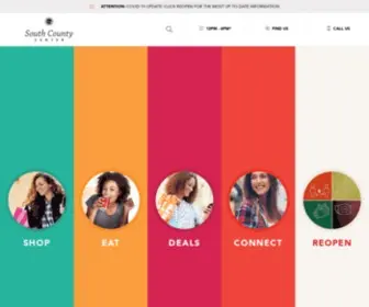Shopsouthcountycenter.com(South County Center) Screenshot