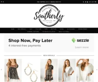 Shopsoutherly.com(Southerly) Screenshot