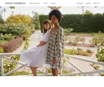Shopstateofgeorgia.com(State of Georgia by Georgia Hall) Screenshot