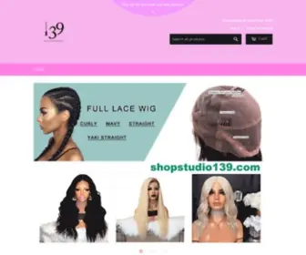 Shopstudio139.com(Brings customers the best human and synthetic wigs) Screenshot