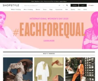 Shopstyle.ca(Fashion) Screenshot