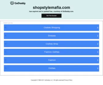 Shopstylemafia.com(Style Mafia) Screenshot