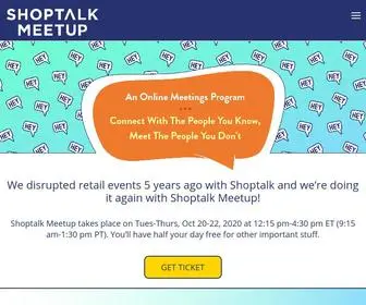 Shoptalkmeetup.com(Shoptalk Meetup) Screenshot