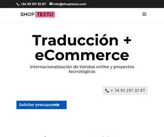 Shoptexto.com(Traducción) Screenshot