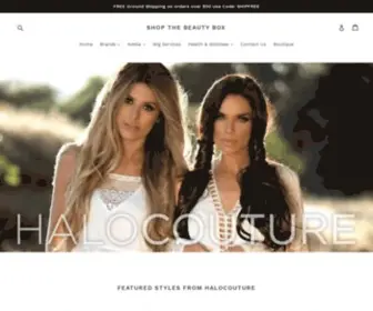 Shopthebeautybox.com(Shop The Beauty Box Salon) Screenshot