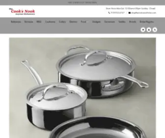 Shopthecooksnook.com(The Cook's Nook Website) Screenshot