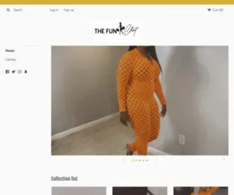 Shopthefuncloset.com(The fun closet) Screenshot