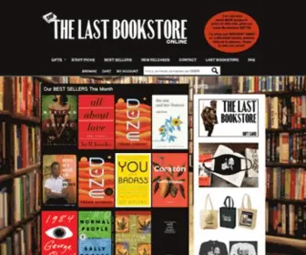 Shopthelastbookstore.com(The last bookstore) Screenshot