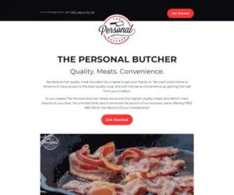 Shopthepersonalbutcher.com(The Personal Butcher) Screenshot