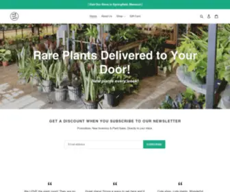 Shoptheplantroom.com(The Plant Room) Screenshot
