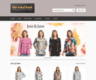 Shopthetotallook.com(Great brands at great prices located in Sonoma Valley. The Total Look) Screenshot