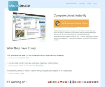 Shoptimate.fr(Comparateur de prix automatique pour Chrome) Screenshot