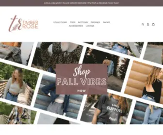 Shoptimberrose.com(Timber Rose 7) Screenshot