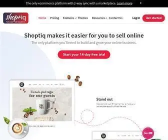 Shoptiq.com.sg(Shoptiq makes it easier for you to sell online) Screenshot