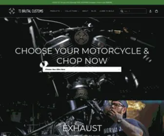 ShoptjBc.com(TJ Brutal Customs) Screenshot