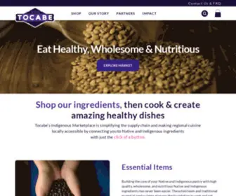 Shoptocabe.com(Tocabe’s Indigenous Marketplace) Screenshot