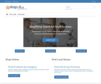 Shoptoit.ca(Use our Directory to Find Local and Online Stores in Canada) Screenshot