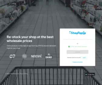 Shoptopup.com(ShopTopUp) Screenshot