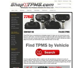 Shoptpms.com(Shop TPMS Tire Pressure Monitor Sensor and Tool Supply) Screenshot