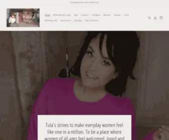 Shoptulas.com(Tula's) Screenshot