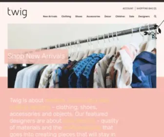 Shoptwig.com(Curated collection of women&#039;s clothing) Screenshot