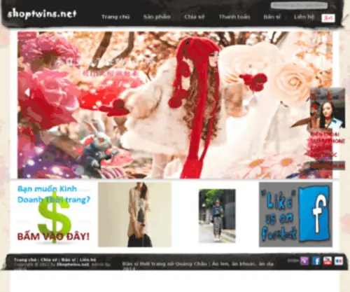 Shoptwins.net(Bán sỉ thời trang nữ Quảng Châu) Screenshot