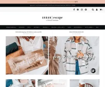 Shopurbanescape.com(Urban Escape) Screenshot