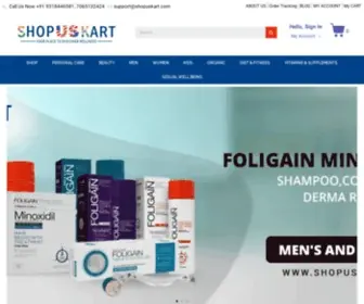 Shopuskart.com(Shopuskart is an ultimate destination to Buy Rogaine Foam India) Screenshot