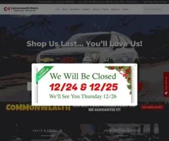 Shopuslast.com(Commonwealth Motors in Lawrence) Screenshot