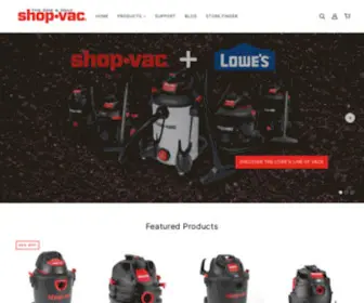 ShopVac.com(Shop-Vac Store) Screenshot
