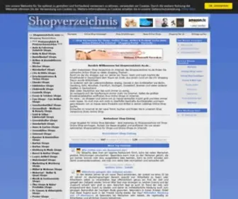 ShopVerzeichnis4U.de(Shop übersicht) Screenshot