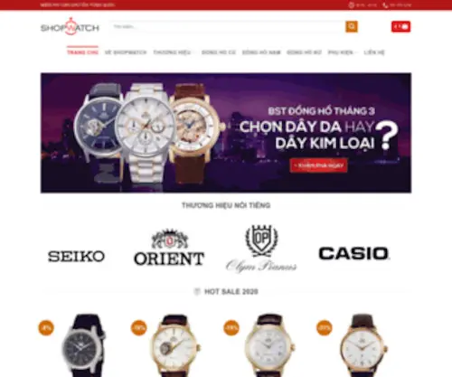 Shopwatch.vn(Đồng hồ đeo tay chính hãng #1 tại Hà Nội) Screenshot