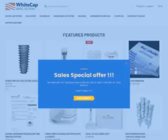 Shopwhitecap.com(WhiteCap Dental Solutions) Screenshot