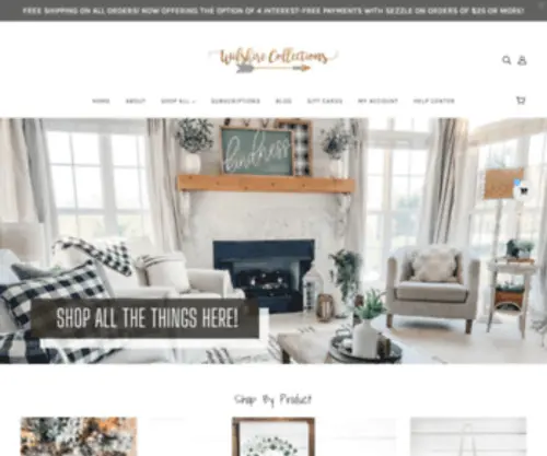 Shopwilshirecollections.com(Our New Shop) Screenshot