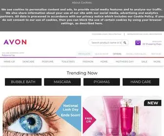 Shopwithmyrep.co.uk(AVON UK) Screenshot