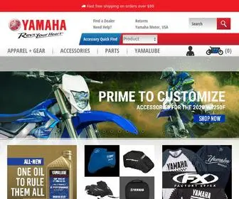 Shopyamaha.com(Apparel, Parts & Accessories) Screenshot