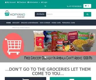 Shopyano.com(Buy Online Grocery & Food) Screenshot