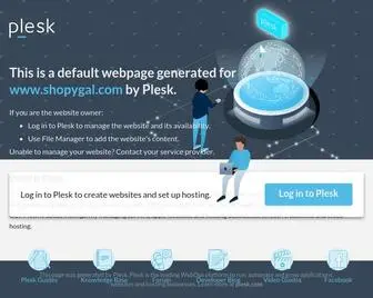 Shopygal.com(Domain Default page) Screenshot