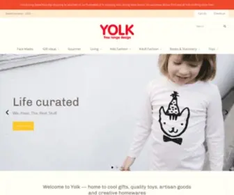Shopyolk.com(Yolk is an independent design and gift store from Los Angeles) Screenshot