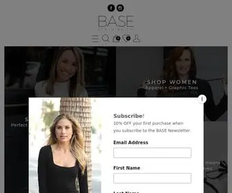 Shopyourbase.com(Every great outfit starts with a base) Screenshot