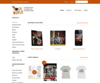 ShopyourblackWorld.net(Your Black World) Screenshot